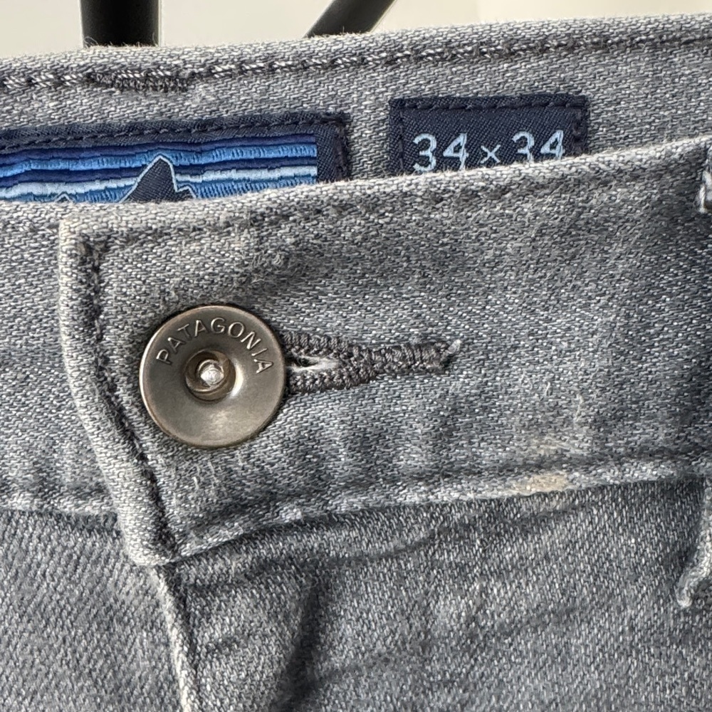 Patagonia Slim Straight Jeans in Grey Wash - Picture 7 of 13